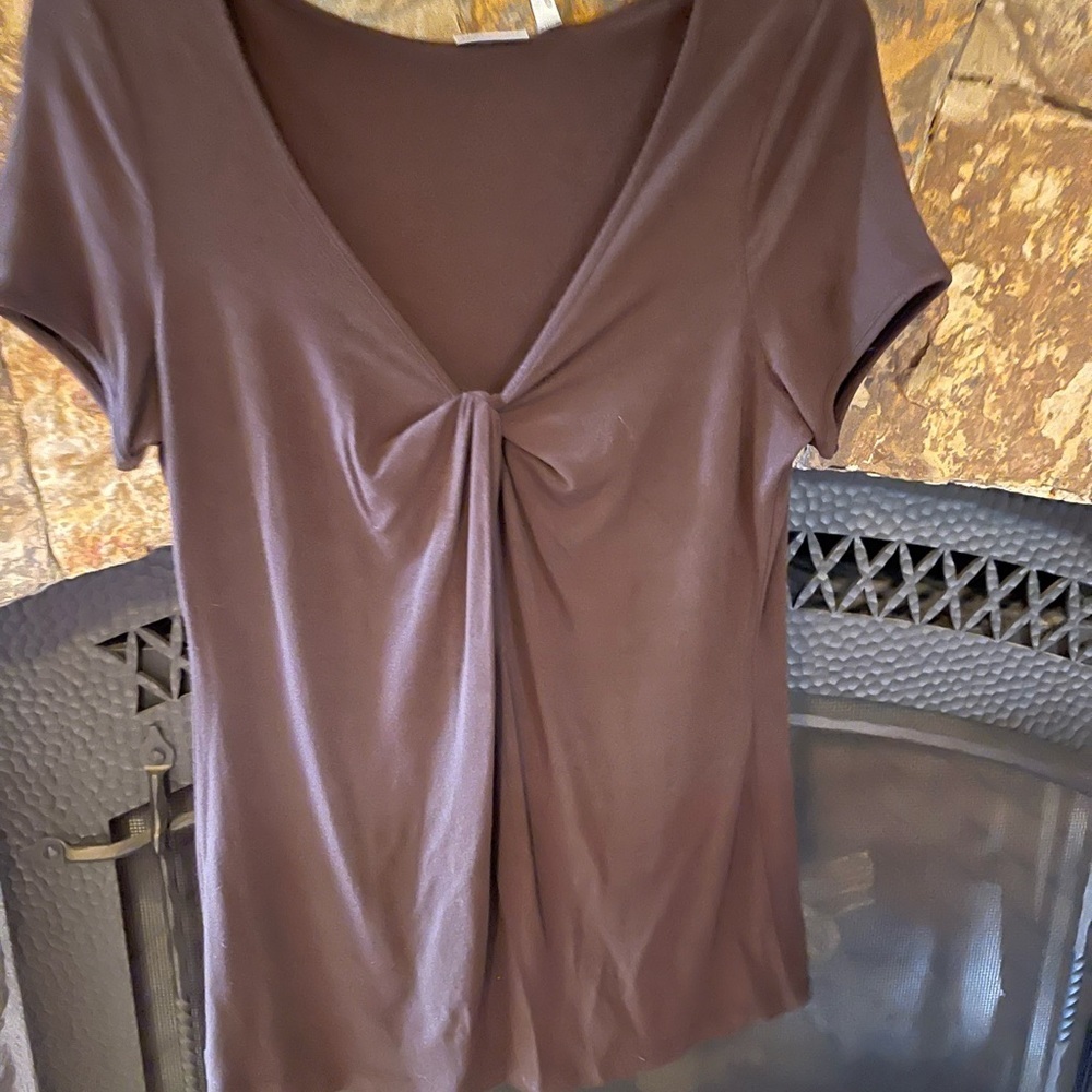 Semantiks knot tie knit top